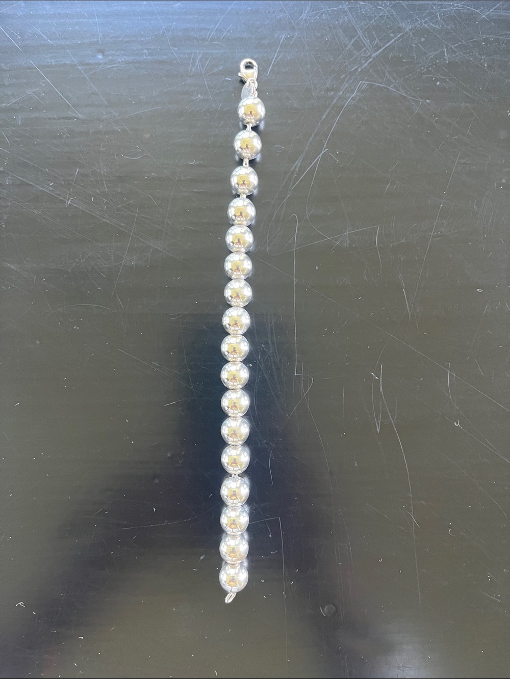 Tiffany & Co. Sterling Bead Bracelet - Silver